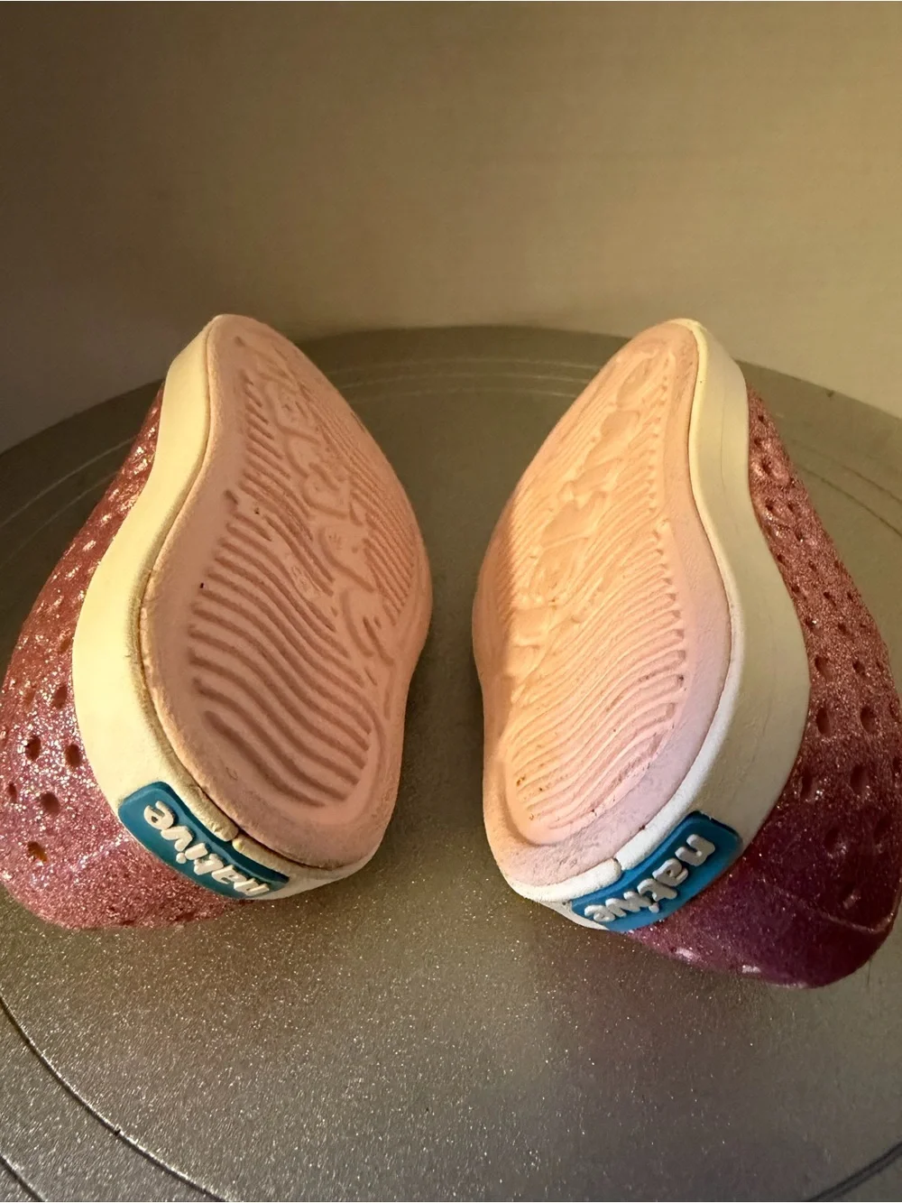 Native Shoes Jefferson Water Shoes Pink Glitter Sz Girls C4